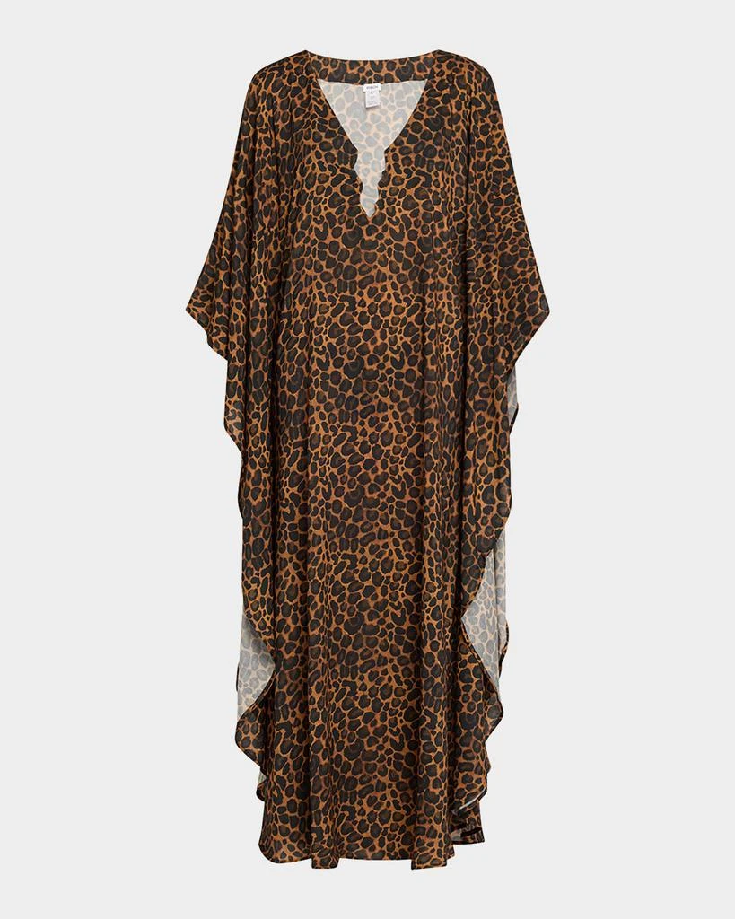Fisch Thalassa Leopard-Printed Caftan Coverup 1