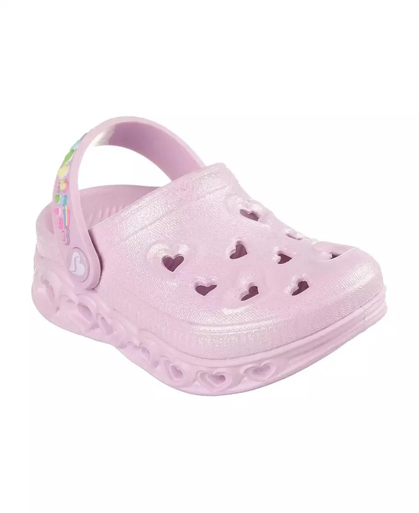 Skechers Toddler Girls' Foamies: Light Hearted Casual Slip-On Clog Shoes from Finish Line 7