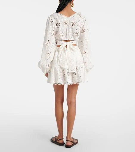 Alexandra Miro Mariah cotton minidress 3
