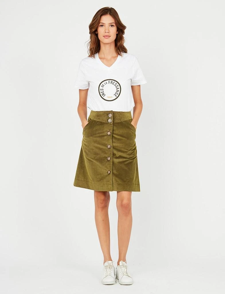 INES DE LA FRESSANGE PARIS Estelle green skirt 2