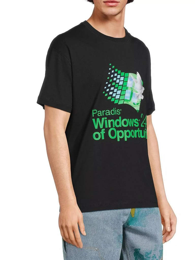 3.Paradis Windows Cotton T-Shirt 4