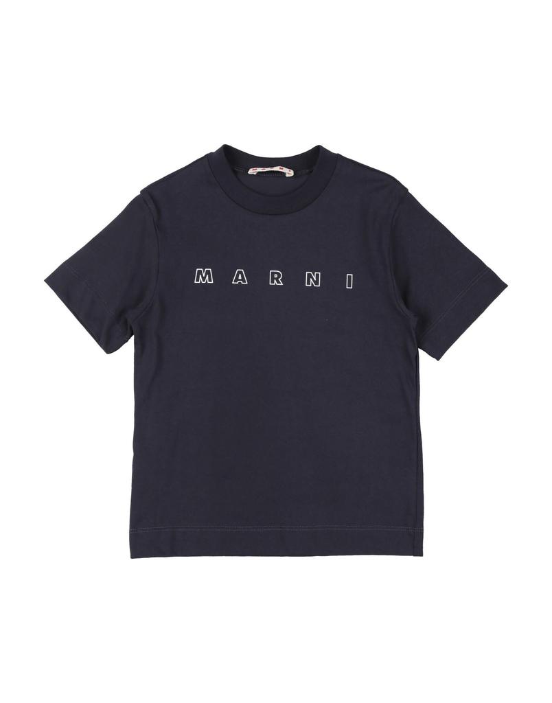 Marni Kids Logo Printed Crewneck T-Shirt – On Sale Now with Up to