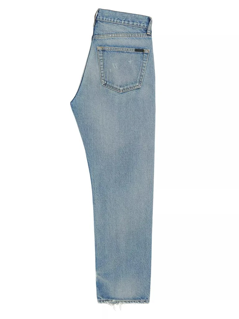 Yves Saint Laurent Mick Jeans In Charlotte Blue Denim 2