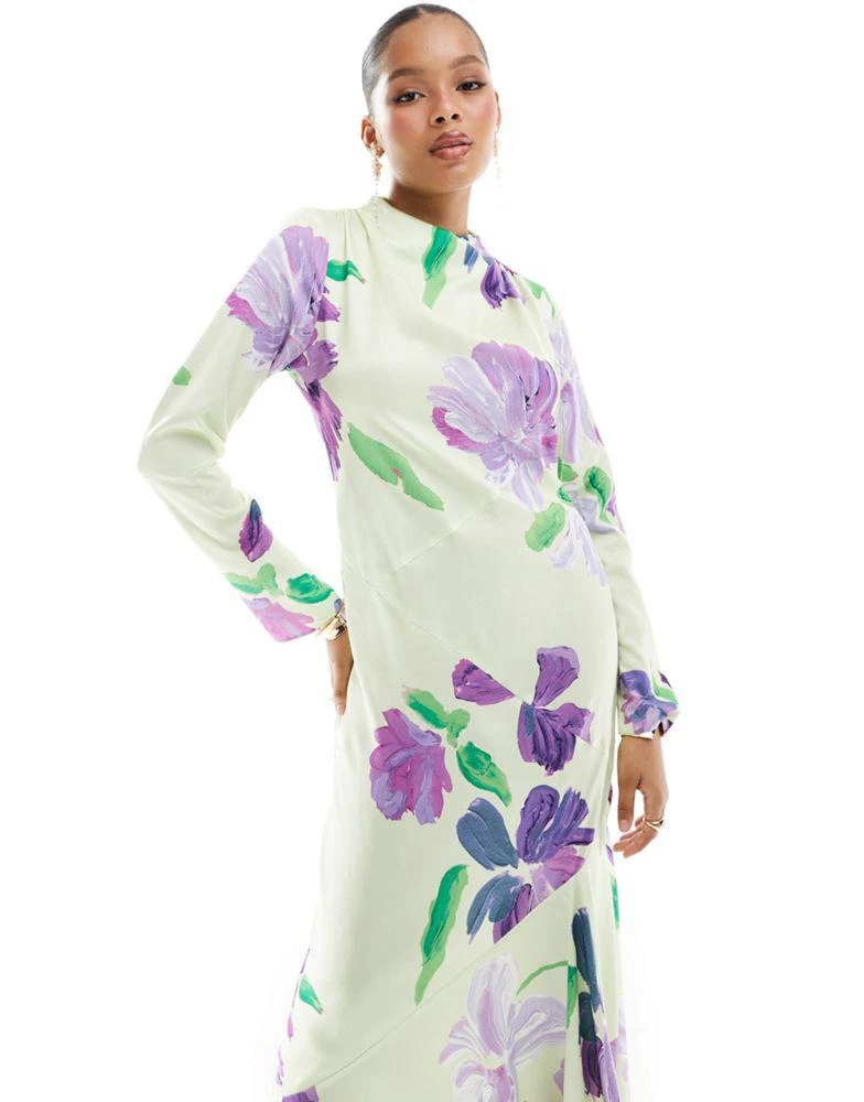 Elegant Dresses Maxi Dress Asos Modest Fashion Shop ASOS DESIGN Satin High Neck Seam Detail Maxi Elegant Dresses Maxi Dress Asos Modest Fashion Shop ASOS DESIGN Satin High Neck Seam Detail Maxi