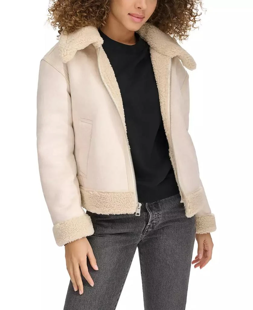 Levi's Women's Faux Shearling Aviator Jacket 6