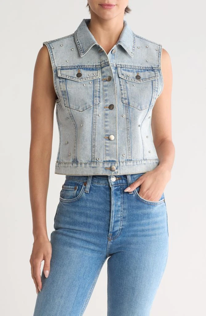 VIGOSS Bling Denim Vest 1