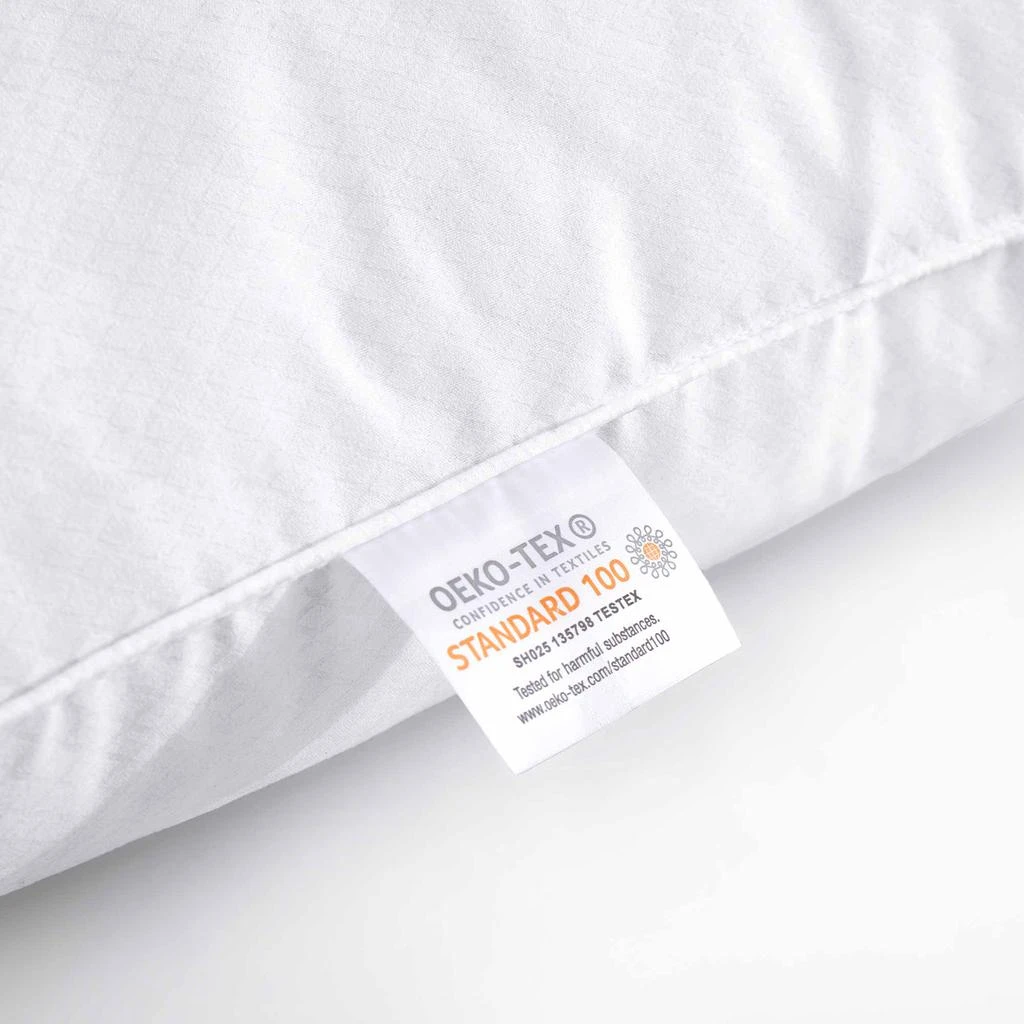 Puredown PCM TECH Cooling Pillow Set of 2 Grey Goose Down Feather Bed Pillows 4