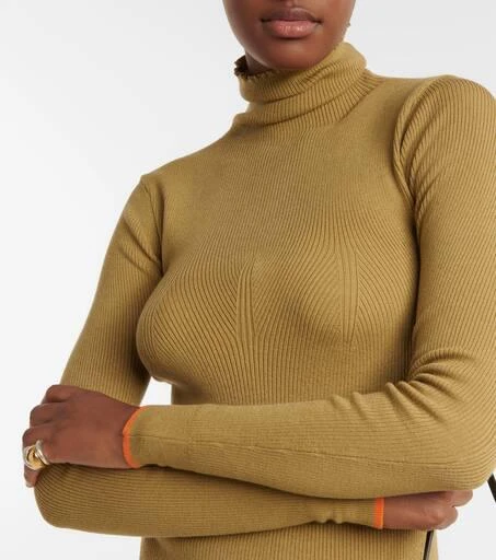 Live The Process Fortis ribbed-knit turtleneck dress 4