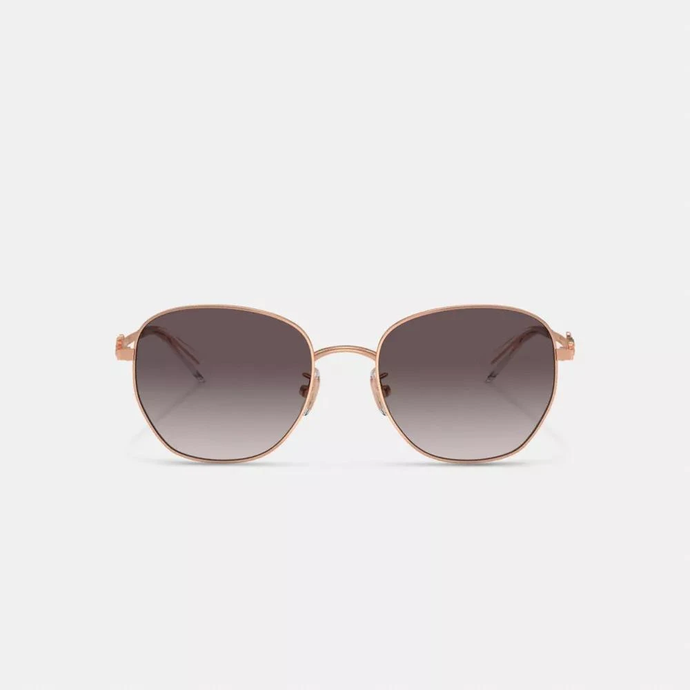 Coach Coach Script Round Sunglasses 3