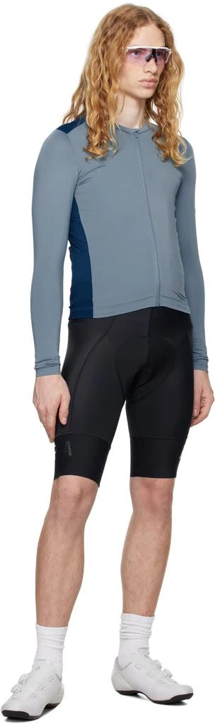 Rapha White & Navy Bib Shorts 4