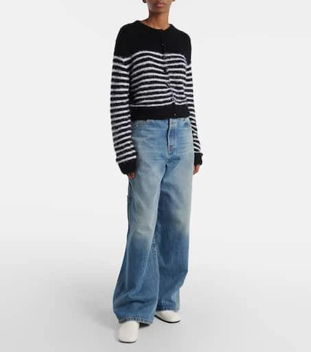 Khaite Banks leather slip-on shoes 3