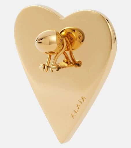 Alaïa Le Cœur Bombe heart-shaped earrings 5