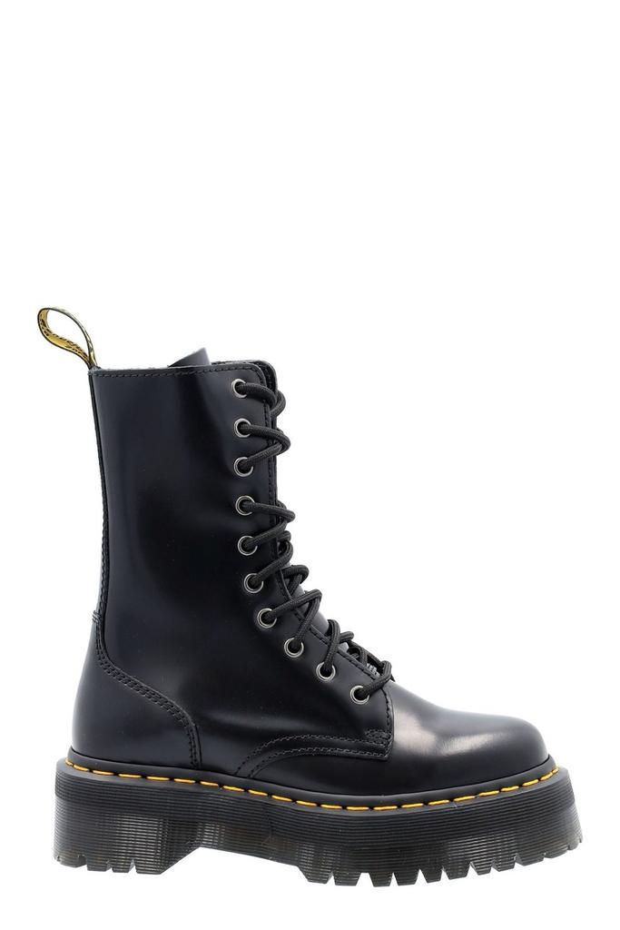 Dr.Martens ブーツ JADON HI LTT MAX UK4 Jadon Hi LTT Max Leather Platform Boots in Black | Dr. Martens