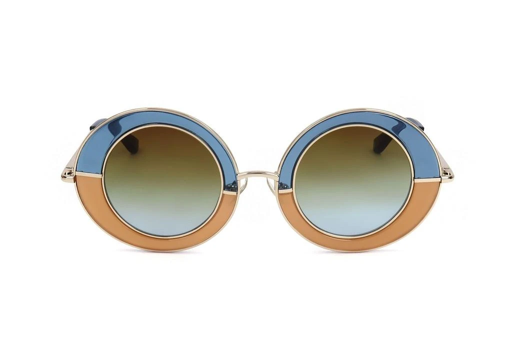 Linda Farrow Linda Farrow X Erdem Round Frame Sunglasses 1