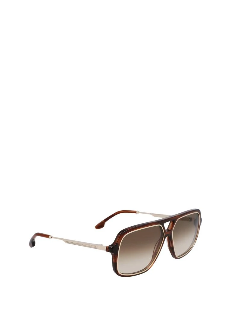 Victoria Beckham Victoria Beckham Double Bridge Aviator Frame Sunglasses 2
