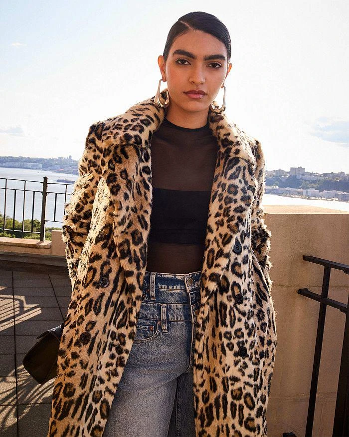 Alice + Olivia Nicholas Faux Fur Coat 2