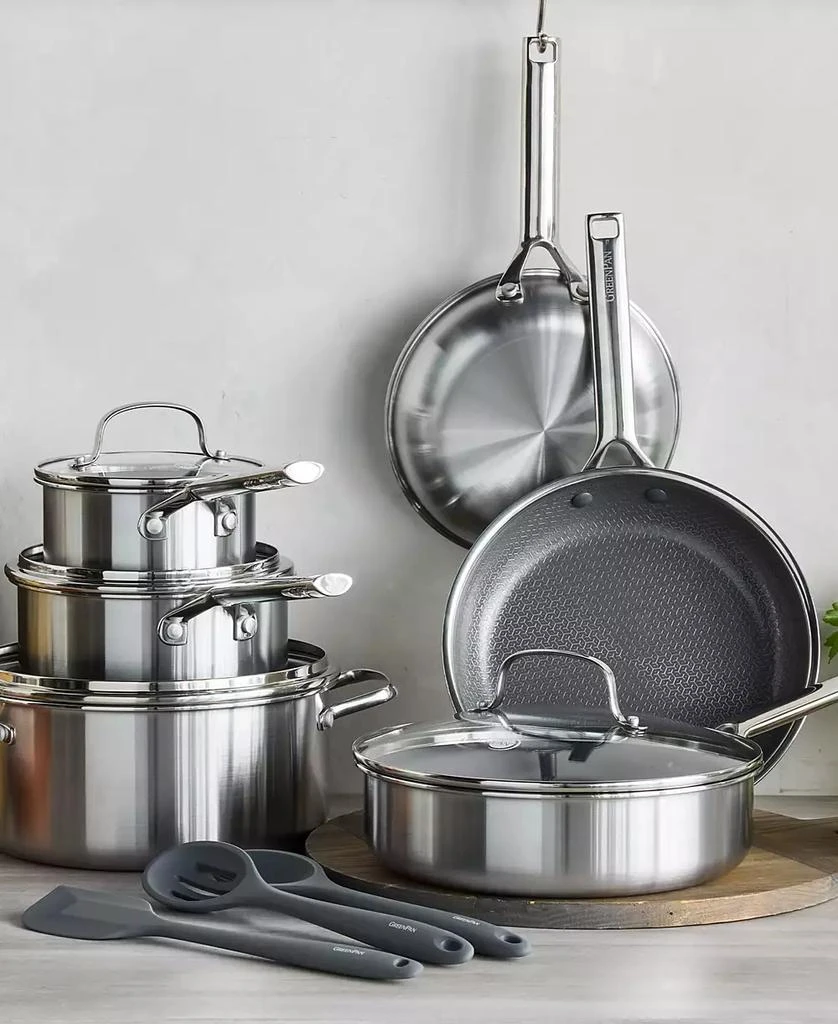 Greenpan Apex Hybrid Ceramic Nonstick 14-Pc. Cookware Set. Exclusively at Macy's 3