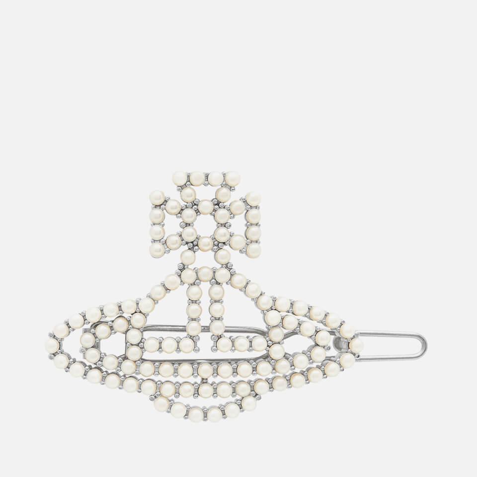 Vivienne Westwood Vivienne Westwood Annalisa Silver-Tone Faux Pearl Hair Clip
