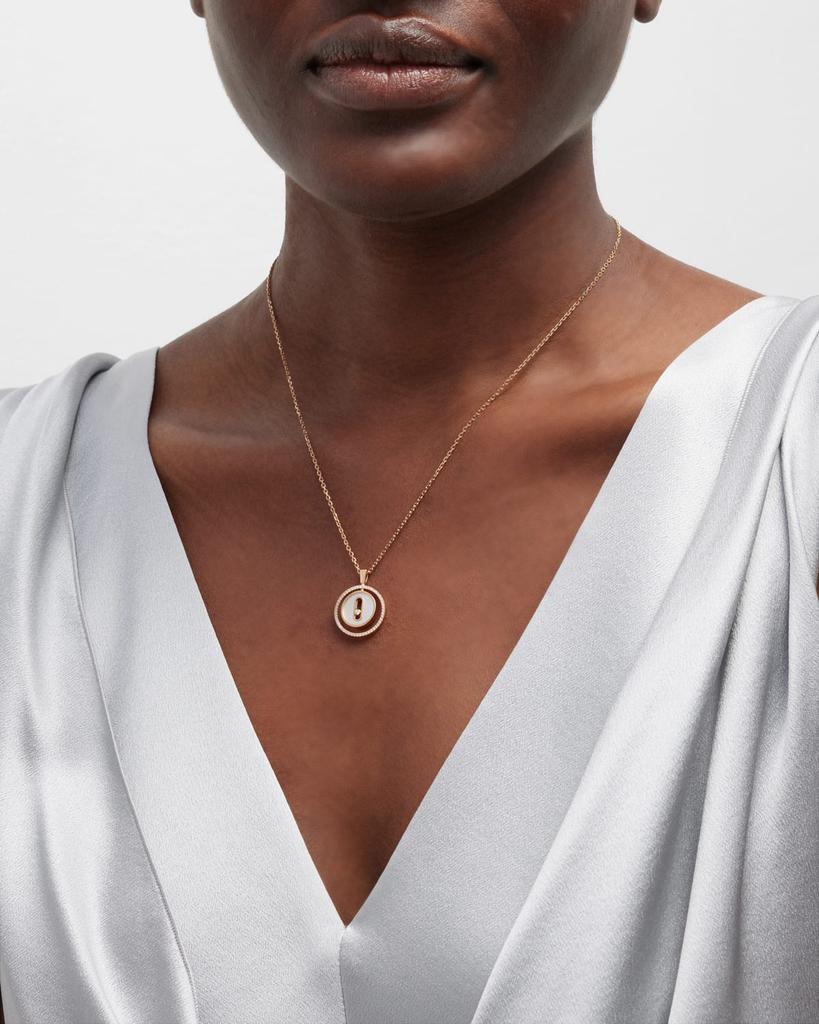 Messika Lucky Move 18K Rose Gold Mother-of-Pearl Pendant Necklace