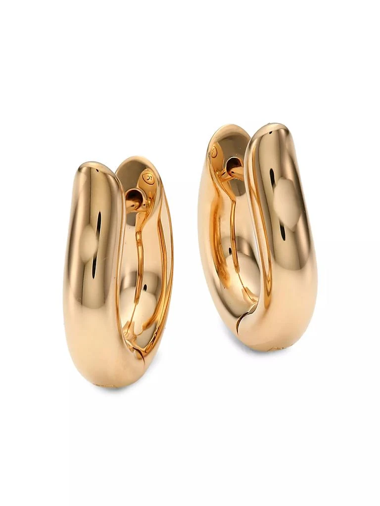 Tamara Comolli 18K Rose Gold Medium Hoop Earrings 1