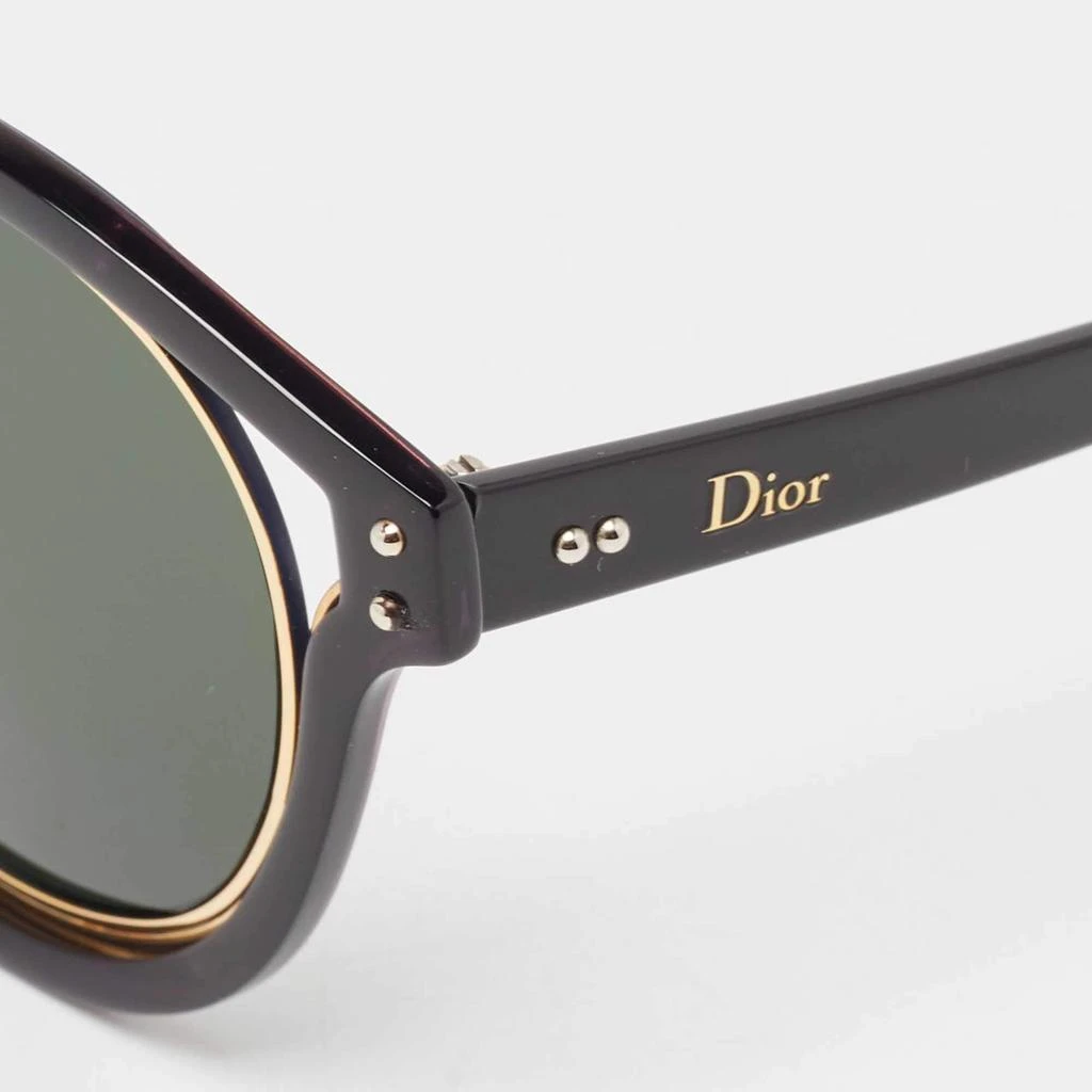 Dior Dior Black/Gold Elliptic Oval Sunglasses 3