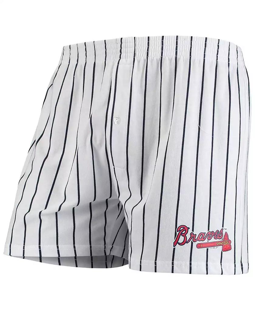 Concepts Sport Men's White Atlanta Braves Vigor Boxer Shorts