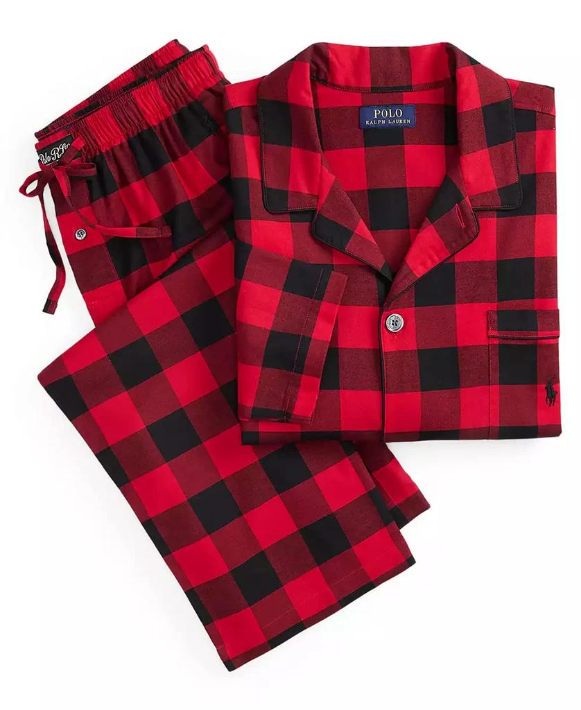 Ralph Lauren Men's 2-Piece Buffalo Check Sleepwear Set 1