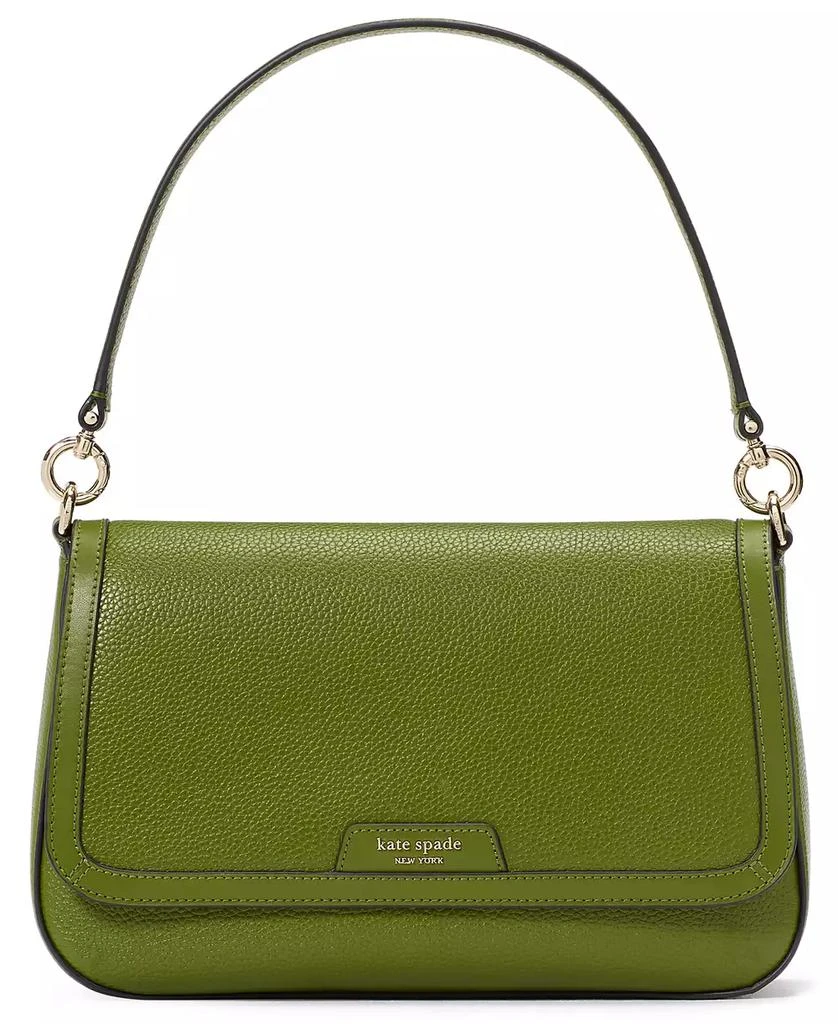 Kate Spade Hudson Pebbled Leather Flap Small Shoulder Bag 3
