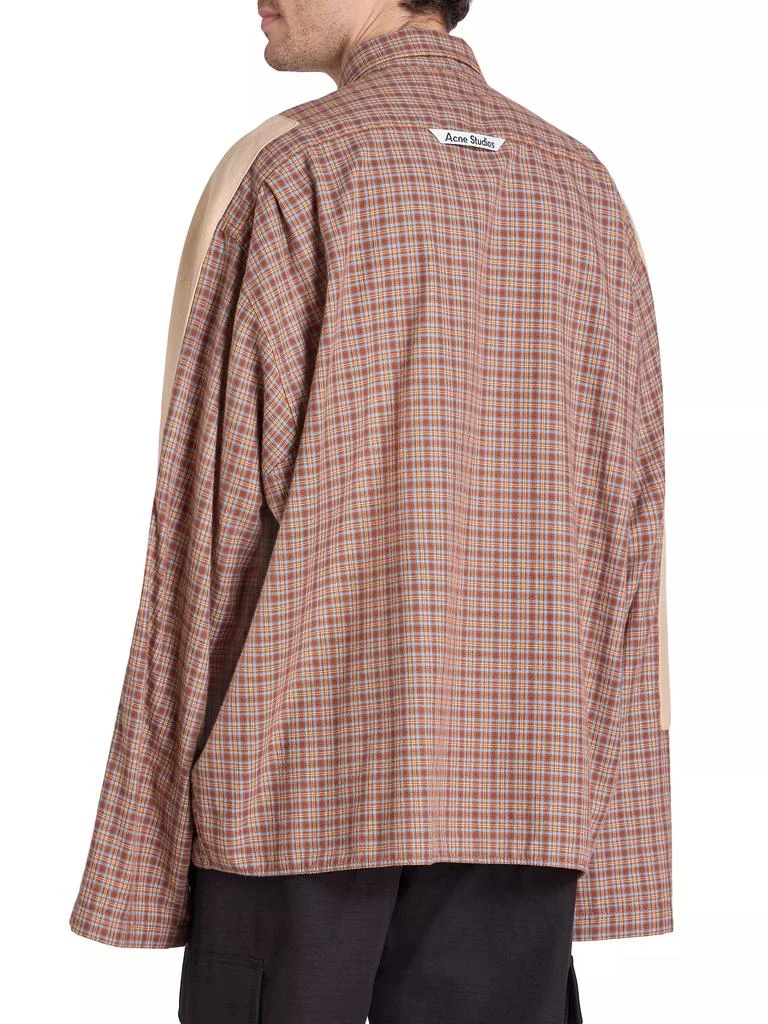 Acne Studios Sampa Dry Flannel Check Flannel 5
