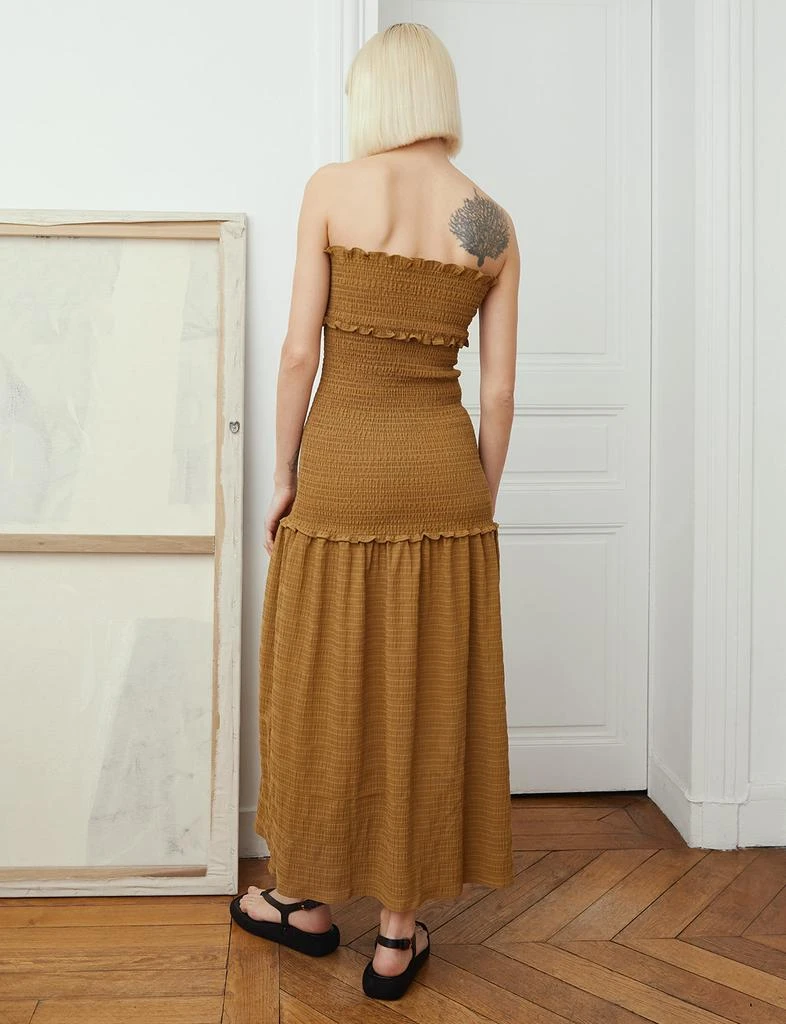 Pixie Market Nora Smocked Midi Dress 4