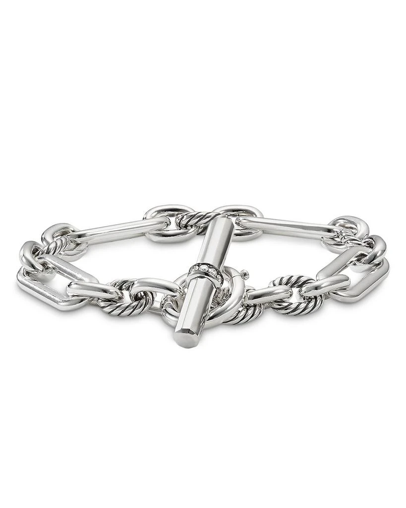 David Yurman Lexington Chain Bracelet with Diamonds 1