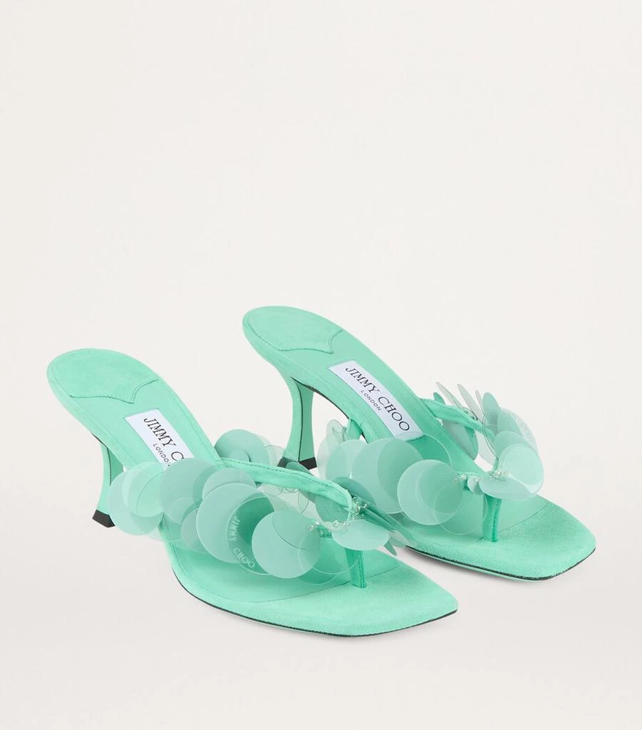 Jimmy Choo Freja 70 Suede Heeled Sandals 5