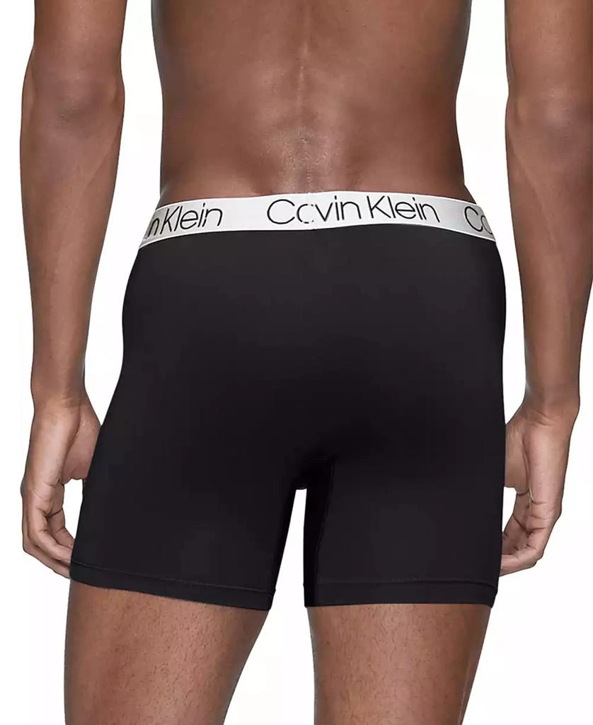 Calvin Klein Men's 3-Pack Chromatic Microfiber Boxer Brief Underwear 3