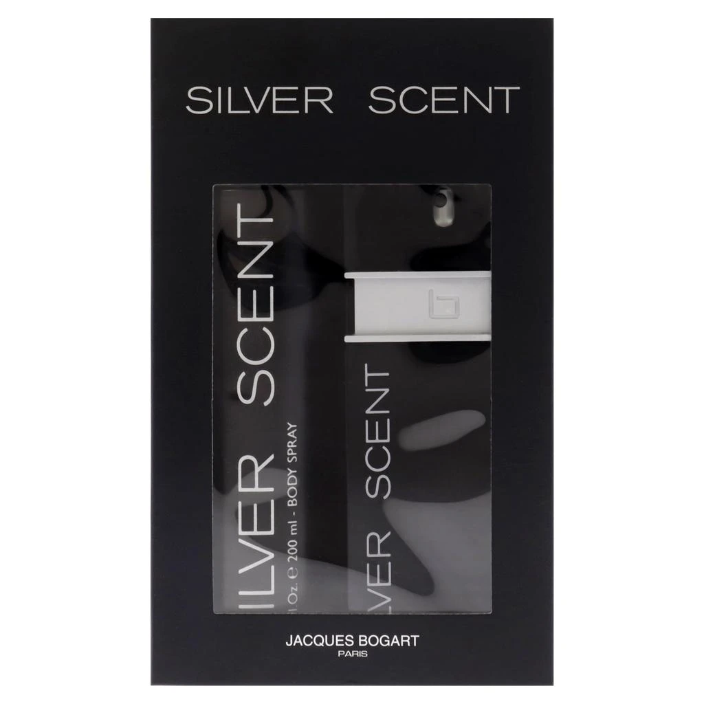 JACQUES BOGART Silver Scent by  for Men - 2 Pc Gift Set 3.33oz EDT Spray, 6.66oz Body Spray 5