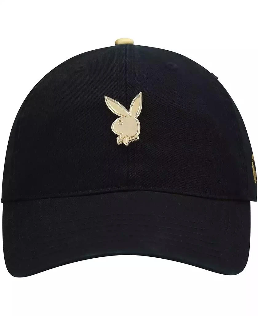 Playboy Men's Black Micro Dad Adjustable Hat 3