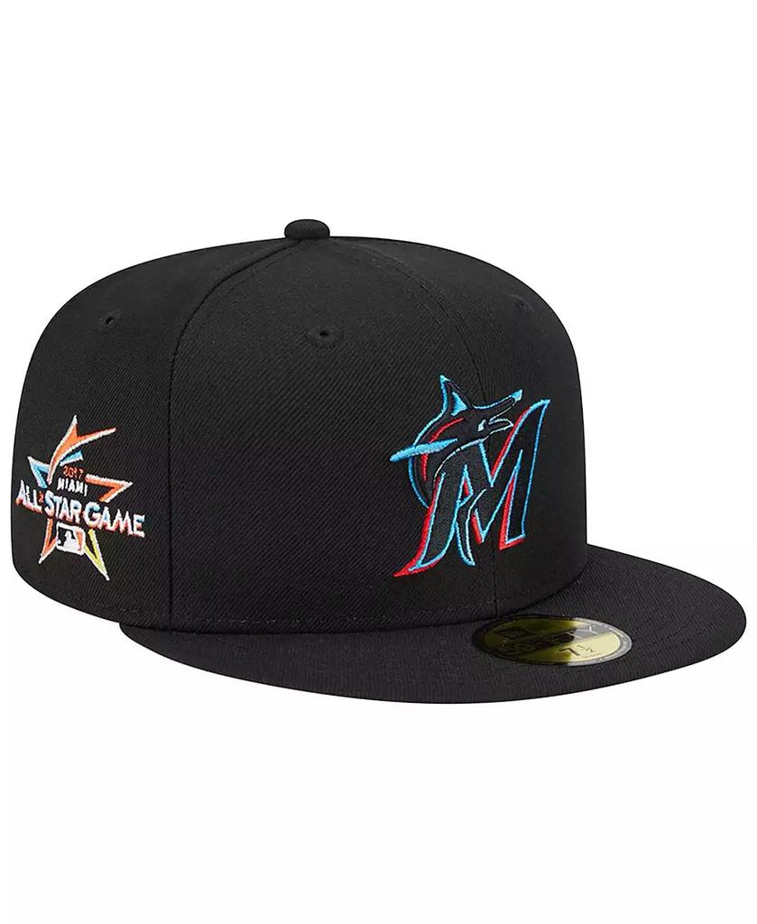 New Era Men's Black Miami Marlins 2017 MLB All-Star Game Team Color 59FIFTY Fitted Hat