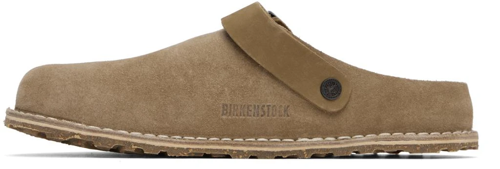 Birkenstock Beige Regular Lutry Premium Suede Slip-on 