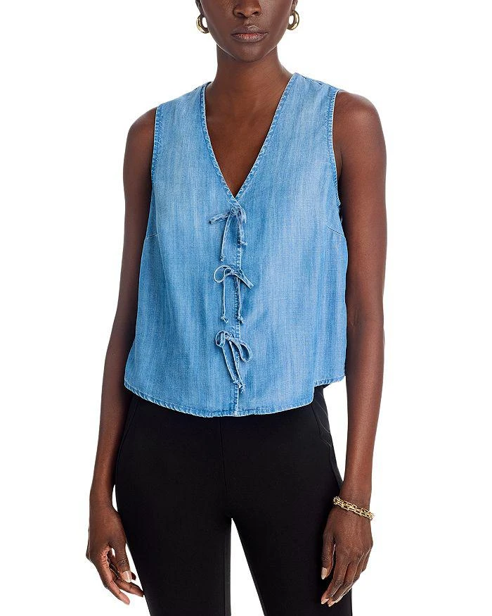 Bella Dahl Sleeveless Bow Front Top 1
