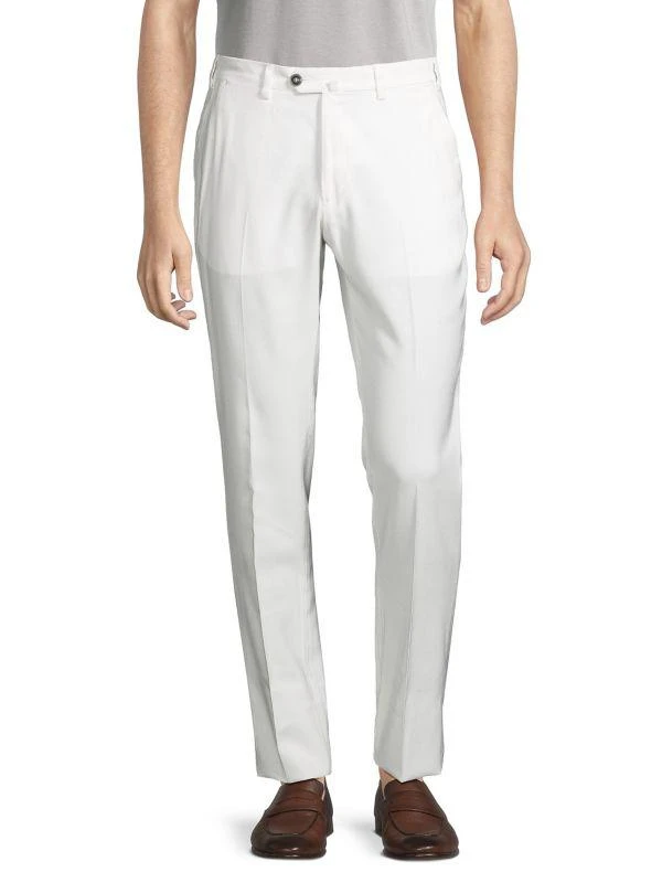 Emporio Armani Extended Tab Waistband Suit Pants 1