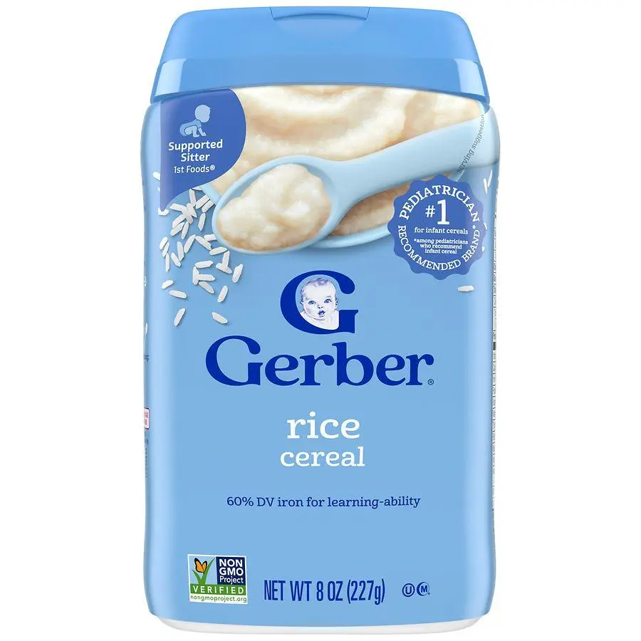 Gerber Baby Cereal Rice