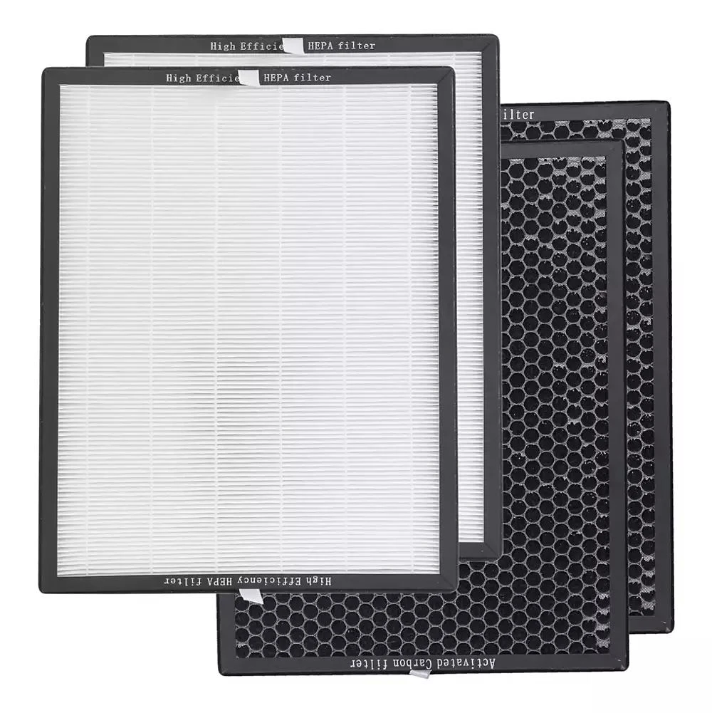 Black & Decker BLACK+DECKER Replacement Air Purifier Filter, AF4, Dual HEPA & Activated Carbon Filter, For BAPUV250 4