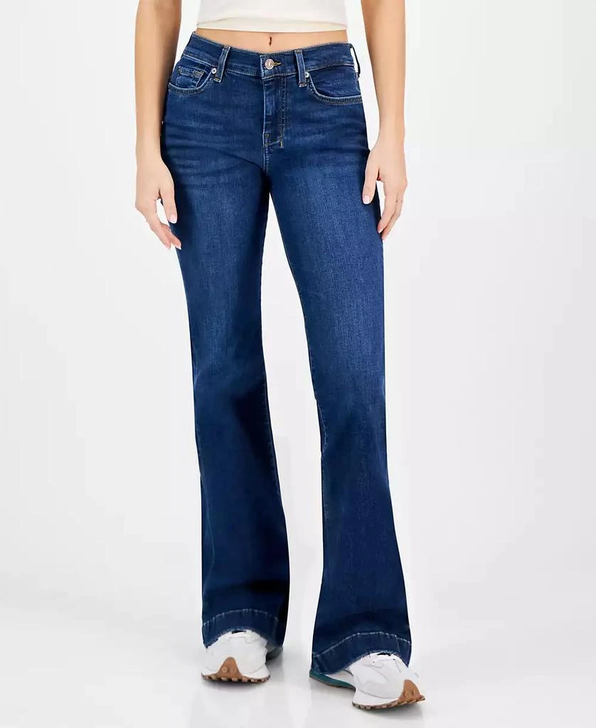 7 For All Mankind Women's Dojo Mid-Rise Flare-Leg Jeans 4