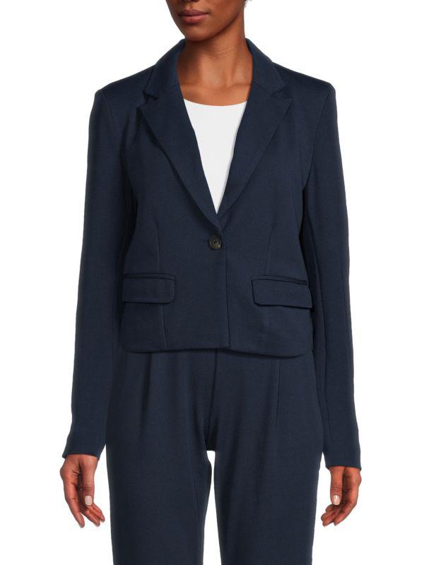 Adrienne Landau Single Button Blazer
