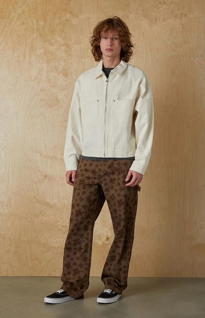 PacSun Cream Billie Gas Jacket 4