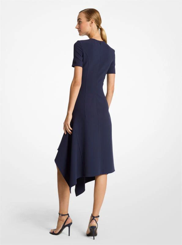 Michael Kors Double Faced Stretch Wool Barathea Handkerchief Dress 2