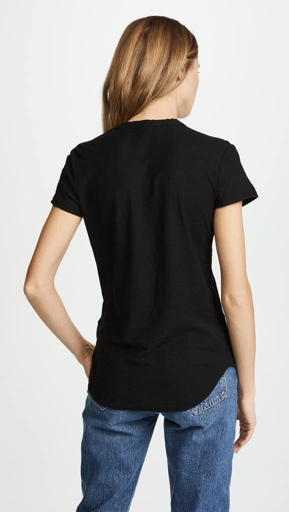 James Perse Sheer Slub Crew Neck Tee 2