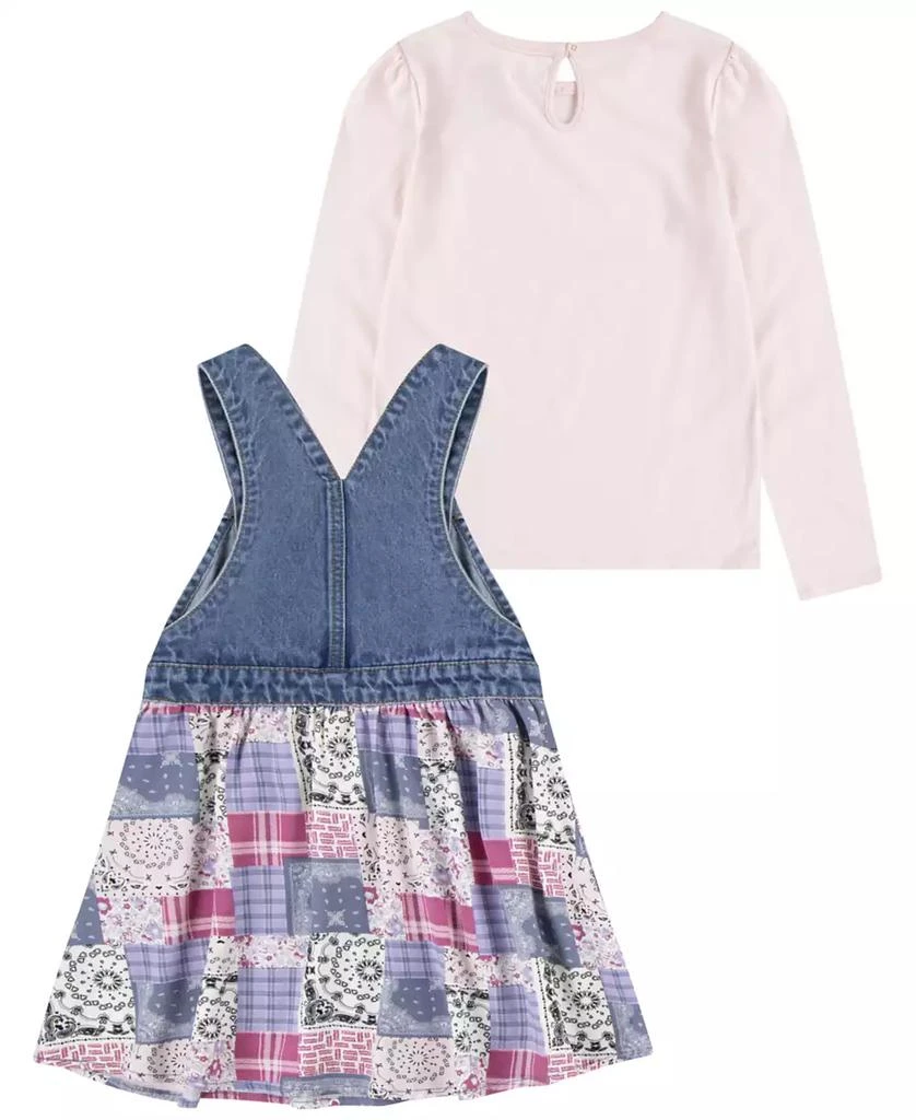 Levi's Toddler Tee and Patchwork Skirtalls, 2-Piece Set 2
