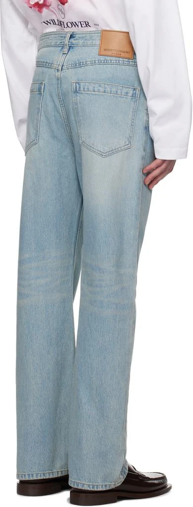 Wooyoungmi Blue New Straight Jeans 3