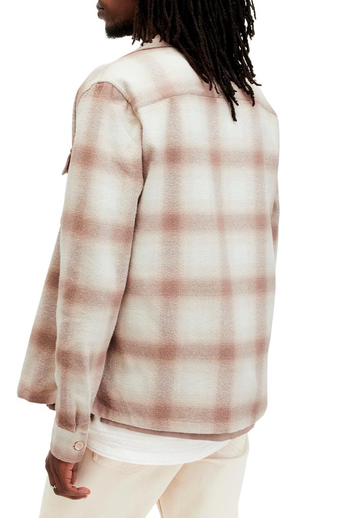 ALL SAINTS Knoll Plaid Shirt Jacket