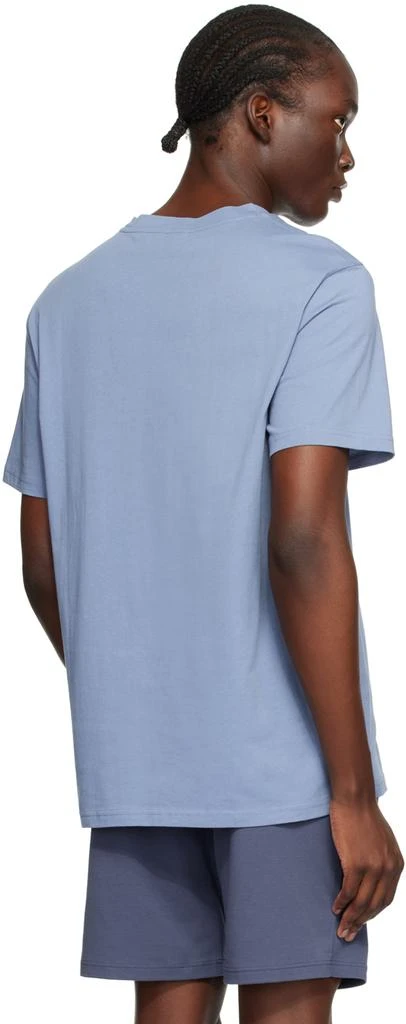 Hugo Boss Blue Printed Large Logo T-Shirt 3